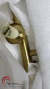 Imagem do Lustre Pendente Dourado Fosco Grape Âmbar para Sala de Jantar - ZR036-BZ-AB
