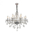 Lustre de Cristal Maria Thereza Clássico com 12 braços e design elegante, ideal para casas com pé direito duplo. Lustres Gênesis Site online venda de Lustres e Iluminação