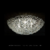 Plafon de Cristal Ø30, ideal para sala de jantar e quartos, da Loja Gênesis. Lustres Gênesis loja online de Lustres e Iluminação Decorativa