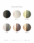 Opções de cores dos tubos do Lustre Pendente Moderno Ming: Preto, Branco, Dourado, Prata, Rosê e Bronze. Lustres Gênesis Site online venda de Lustres e Iluminação Decorativa