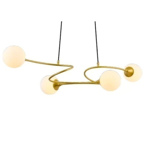 Lustre Pendente Moderno Alata com design elegante e esferas luminosas. Lustres Gênesis Site online venda de Lustres e Iluminação decorativa