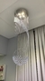 Imagem do Lustre de Cristal Mantra Ø60cm com 1,50 a 3,00 metros Para Casas com Pé Direito Alto, Hall de entrada e Escadas