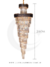 Lustre Pendente de Cristal Líbia Dourado 250cm Para Casas Pé Direito Duplo e Alto - Sindora • DCD06515 - Lustres Gênesis • O seu Novo Brilho!