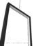 Pendente Moderno de LED Mirror 45x20cm Preto para Cabeceira de Cama, Balcão de Cozinha, Quartos e Lavabo - comprar online