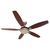 Ventilador de Teto Modern Aliseu 5 Hélices Ø132cm Marrom com Controle Remoto para Residência, Comércio, Escritório, Salas e Quartos. na internet