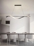 Lustre Pendente de LED Moderno Ballet Preto para Sala de Jantar, Quartos, Sala de Estar, Escritórios e Apartamentos - GMH o P-BALLET-100-PRETO - loja online