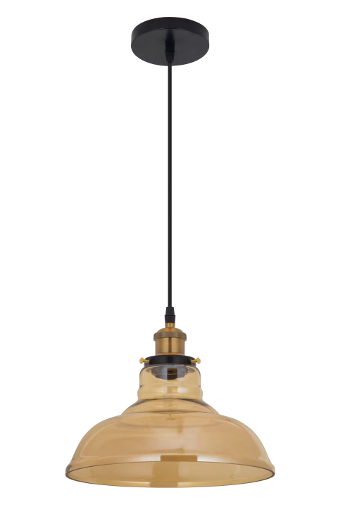 Pendente Moderno Citrino Âmbar com design elegante e acabamento em vidro âmbar Lustres Gênesis Site online venda de Lustres e Iluminação Decorativa