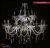 Lustre de cristal Clássico Paris com 18 braços, ideal para salas de jantar, estar e lojas. Lustres Gênesis loja online de Lustres e Iluminação Decorativa. 