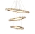 Lustre Pendente Aliance com Cristal de três níveis, design moderno e elegante. Lustres Gênesis loja online de Lustres e Iluminação Decorativa