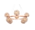 Lustre pendente Ìris Oito em cristal, ideal para quartos, sala de estar e sala de jantar. Lustres Gênesis loja online de Lustres e Iluminação Decorativa