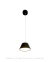 Pendente Moderno Horse Preto para decoração de interiores. Lustres Genesis loja online de Lustres e Iluminação Decorativa