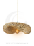 Pendente Artesanal Borneu para Balcão de Cozinha e Área Gourmet - GMH o P-BORNEU-50