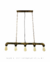 Lustre pendente rústico estilo cano com cinco lâmpadas, ideal para áreas gourmet, quartos, sala de jantar e sala de estar. Lustres Gênesis loja online de Lustres e Iluminação Decorativa