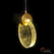 Pendente moderno Popfi dourado com LED integrado, ideal para quartos, cabeceira de cama, lavabo e quarto infantil. DCD02114  Lustres Gênesis - o melhore site da Internet para comprar Lustre