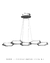 Lustre Pendente de LED Moderno Colmeia Dourado da Sindora. Lustres Gênesis loja online de Lustres e Iluminação Decorativa