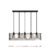 Lustre Pendente Ápia/3 Cobre com design moderno, ideal para sala de jantar e outros ambientes Lustres Gênesis Site online venda de Lustres e Iluminação
