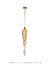 Pendente Moderno Drop Dourado com design elegante e sofisticado, ideal para cabeceira de cama, balcão de cozinha e lavabos. Lustres Gênesis Site online venda de Lustres e Iluminação