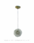 Imagem do Lustre Pendente Dente de Leão Ø15cm Cristal Para Cabeceira de Cama, Lavabo e Banheiro.