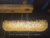 Lustre pendente retangular 100x40 de cristal dourado com design elegante, ideal para sala de jantar e estar Linha dente de Leão Ninho
