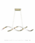 Lustre pendente de LED moderno DNA preto da Nitrolux para salas de jantar, quartos, salas de estar e escritórios. Lustres Gênesis loja online de Lustres e Iluminação Decorativa