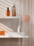 Luminária Pendente de Cristal Transparente Esférico Rose para Quartos, Sala de Estar, Lavabos e Apartamento - Sindora • DCD00767