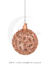 Luminária pendente de cristal transparente esférico com detalhes em rose da marca Sindora. Lustres Gênesis. Luminárias decorativas para seu Lar. Melhor qualidade do Mercado