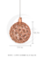 Luminária pendente esférica de cristal transparente rose, ideal para quartos, salas de estar e lavabos.