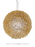 Lustre Pendente Dente de Leão de Cristal com diâmetro de 40 cm, ideal para sala de jantar, quartos e lavabo. - Linha Pendente Ninho LUstres Gênesis
