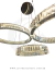 Lustre pendente de cristal com três anéis cromados da marca Hevvy. Lustres Gênesis Site online venda de Lustres e Iluminação