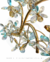 Lustre pendente de cristal moderno Gênesis com detalhes em dourado e cristais em forma de flor. Lustres Gênesis loja online de Lustres e Iluminação Decorativa