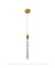 Luminária de teto pendente moderno Goose com design cilíndrico e detalhes em cristal, ideal para salas, lavabos, balcões e cabeceira de cama.  DCD02115    Lustres Gênesis - o melhore site da Internet para comprar Lustre SINDORA