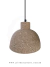 Pendente moderno de concreto modelo Hat, ideal para cabeceira de cama, balcão de cozinha, quartos e área gourmet, da marca Sindora.
