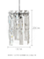 Luminária Pendente de Cristal Hue 12x12cm para Cabeceira de Cama e Lavabo e Balcão de Cozinha. - Lustres Gênesis • O seu Novo Brilho!