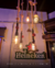 Luminária de teto pendente moderno com cúpula vermelha aramada e corda, ideal para área gourmet e ambiente rústico. Lustres Gênesis loja online de Lustres e Iluminação Decorativa
