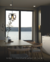 Lustre Pendente Aramado Preto Infinito Maze iluminando mesa de jantar em ambiente moderno Lustres Gênesis loja online de Lustres e Iluminação Decorativa