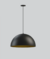 Lustre Pendente Moderno Niê de cor preta, ideal para salas de jantar e ambientes internos. Lustres Gênesis Site online venda de Lustres e Iluminação
