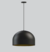 Lustre Pendente Moderno Niê de cor preta para decoração de interiores Lustres Gênesis Site online venda de Lustres e Iluminação
