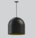 Lustre Pendente Moderno Niê Ø40x20cm em cor preta Lustres Gênesis Site online venda de Lustres e Iluminação