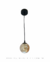 Pendente Moderno Orbe Globo Conhaque para Lavabos, Cabeceira de Cama e Balcão de Cozinha.