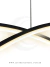 Pendente Moderno de LED Ave Dourado 110cm da Nitrolux, ideal para sala de jantar e outros ambientes.