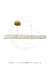 Lustre Pendente de Cristal de LED Wave, modelo PE-198/24.100DO, em design moderno para decoração de interiores.