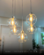 Lustre Pendente Sarvah Vidro Transparente Para Mesa de Sala de Jantar. - loja online