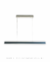 Luminária pendente moderno linear slim branco da marca Sindora. Lustres Gênesis loja online de Lustres e Iluminação Decorativa