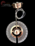 Luminária de teto pendente moderno Navi da Sindora, com design circular em cristal e acabamento dourado, ideal para salas, lavabos, balcões e cabeceiras de cama. DCD02130 SINDORA  Lustres Gênesis - o melhore site da Internet para comprar Lustre