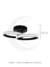 Plafon Moderno Aliança Selene com 2 Anéis Preto e LED Integrado, ideal para quartos, sala de estar, hall de entrada, escritório, lavabos e sala de jantar.