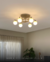 Plafon Moderno Espiral Jabuticaba 6 Globos para Sala de Estar, Quarto e Sala de Janta. - loja online