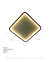 Plafon Moderno Redondo Ø40cm Dourado com LED Integrado 3000K, estilo moderno e elegante, ideal para quartos, sala de estar, hall de entrada, escritório e sala de jantar. Lustres Genesis loja online de Lustres e Iluminação Decorativa