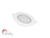 Plafon Painel de Led Embutido de Gesso Redondo 6W Taschibra Branco Lustres Gênesis loja online de Lustres e Iluminação Decorativa. 