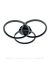 Plafon Moderno Aliança Selene 3 Anéis Preto LED Integrado para Quartos, Sala de Estar, Hall de Entrada, Escritório e Lavabos - Nitrolux o 002P - 5775 - comprar online