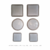 Plafon de Cristal Moderno Dossequi Quadrado 28x28cm LED Integrado para Quartos, Hall, Escritório e Lavabos - Sindora DCX00334  Lustres Gênesis - o melhore site da Internet para comprar Lustre